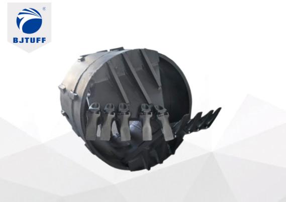 Quality 1200mm Bullet Soil Teeth Open Type Drilling Bucket Piling Rig For Deep Foundation for sale