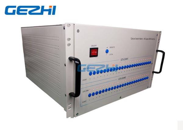 Quality Matrix Remote Control 48pcs Duplex 1x2 Optical Switch Equipment for sale