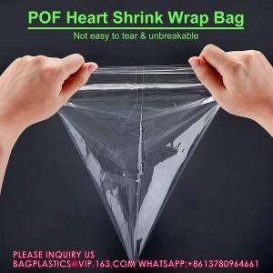 China Sustainable Heat Shrink Wrap Bags POF Heat Shrink Wrap For Homemade DIY Packaging Soap Candle Bath on sale