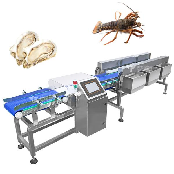 Touch Screen Weight Sorting Machine For Hairy Crabs And Chicken Automatic Multi