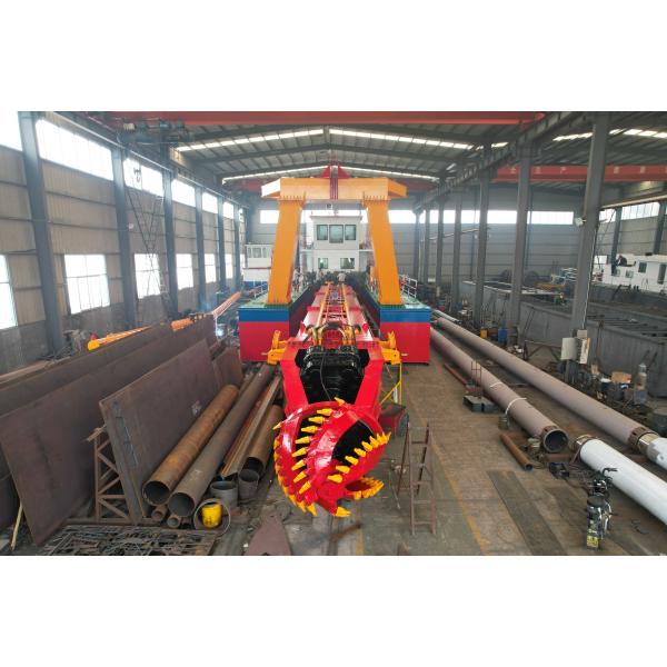 14.5m Spud Length Sand Mining Dredging Gravel Dredging Equipment for Discharge Distance