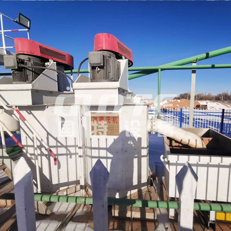 Double Spiral Attrition Cell Quartz Sand Washing Machine with Double Spiral Structure