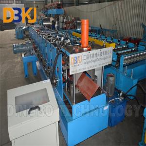 Buy cheap CR12 Mould Steel Ridge Cap Roll Forming Machine Color Steel 0.3-0.7mm product