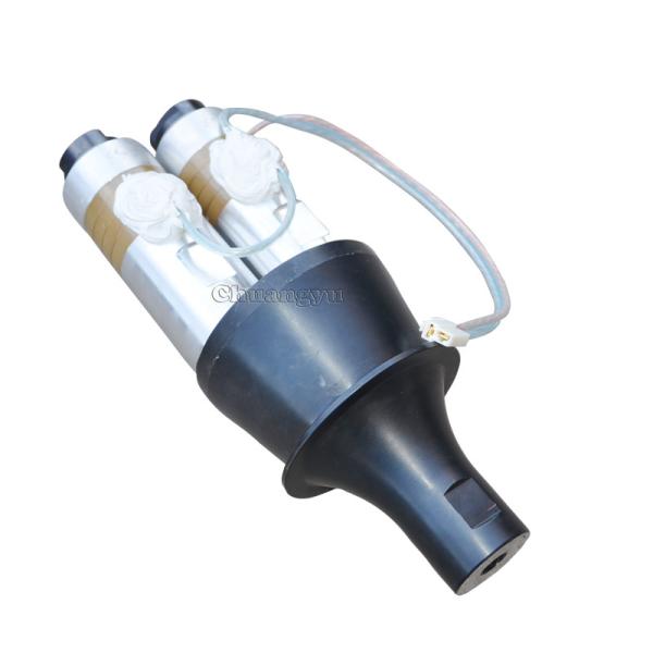 Quality 4200W High Power Ultrasonic Welding Transducer 15khz Double Horn for sale