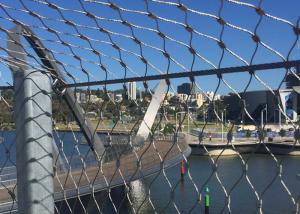 Buy cheap Architectural Metal Wire Mesh Facade Cladding SS Webnet SGS Approved product