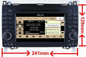 Car multimedia bluetooth USB for Mercedes Benz A-class W169 with iPod RDS CD player OCB-8822