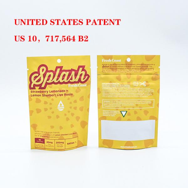Quality Custom Odor Proof Child Safe Mylar Bags For Tobacco Packaging With Secure Plastic Zip Lock for sale