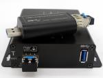 High speed USB3.0 to fiber extender,superspeed USB3.0 over fiber multiplexer