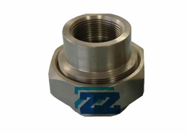 Quality Inconel 600 Alloy Steel Pipe Fittings Threaded Union BSPP 1 / 2" Chemical Corrosion Resistance for sale