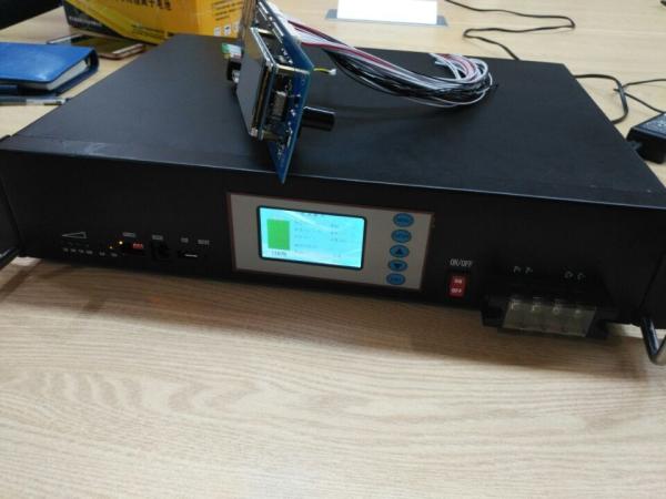 96V10Ah Telecom Station Lifepo4 Lithium Battery with 2U Steel Rack Display RS485