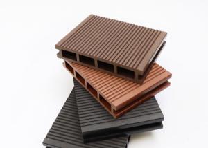 China Co Extrusion Exterior WPC Decking Hollow Composite Decking Board on sale