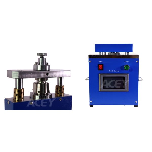 Compact Electric Button Battery Sealing Machine Touch Screen Operation