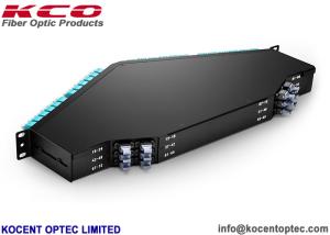 China Single Mode Fiber Patch Cord 144 Core 1U MPO MTP Rack Mount Patch Panel on sale