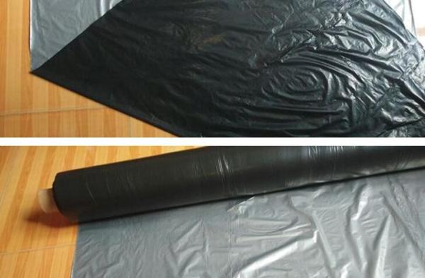 Quality Silver Black Two Color Agricultural Reflective Moisturizing Metalized PE Film for sale