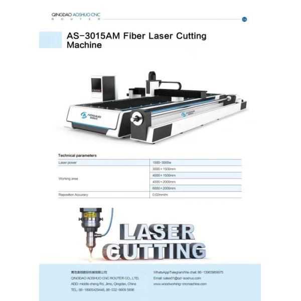 AoShuo 2040 1070nm 380V 50hz CNC Laser Cutting Machine