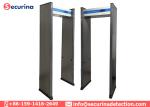 12W Walk Through Security Detector 6 Multi - Zones Scanner Door DSP Technology