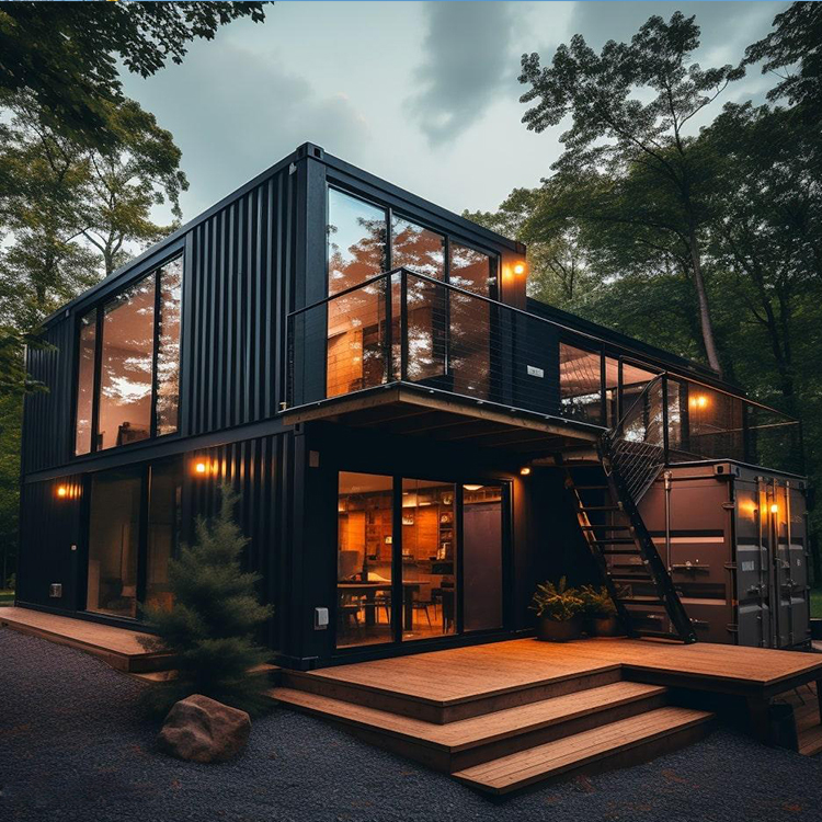 Fast Build Steel Prefab Modular Container Home , Expandable Prefab Tiny Home