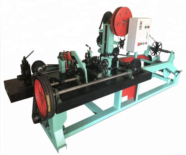 Quality cheap price double strand barbed wire fence making machine for sale