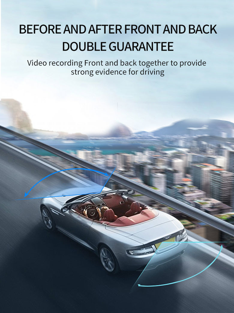 WDR 4K Dash Camera Loop Recording Smart Mini Carcam WiFi APP Control