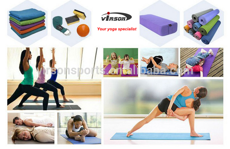Ningbo Virson double color full print yoga mat/custom print pvc yoga mats