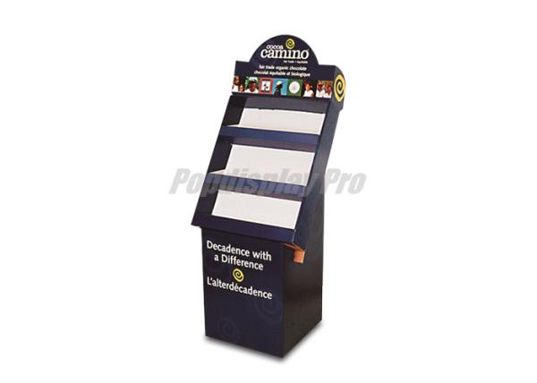 Quality Corrugated Cardboard POP Displays , Mobile Accessories Cardboard Counter Display Stands for sale