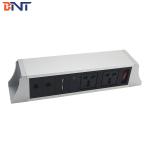 BNT Aluminum alloy hanging under table mounted table power socket