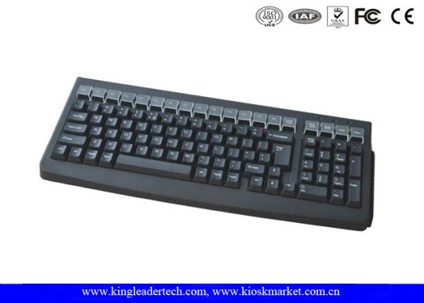 Quality Dual Track / Three Tracks Plastic Keyboard With Integrated Magnetic Card Reader for sale