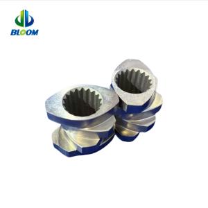 High Efficiency Mixing 30mm Bimetallic Screw Barrel Set For Lithium Battery Slurry