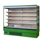 Slim Depth Design Multideck Open Display Fridge Fan Cooling With Night Curtain