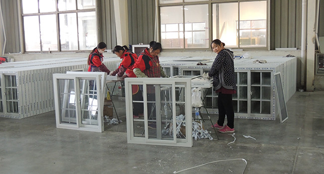 Designed To Be Energy- UPVC Single Hung Window With Friction Hinge And Tempered Glass