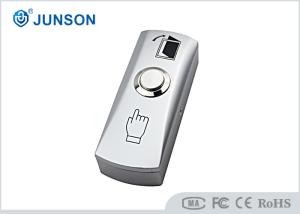 Buy cheap Zinc Alloy Small Door Exit Button With Back Box , No / Com Contact product