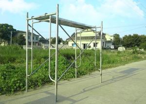 Easy Assemble Ringlock Scaffolding System High Bearing Capacity Automatic Welding