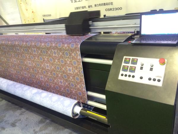 Quality 3.2M Digital Flag Printing Machine CSR 3200 / Double Head DX7 Printer for sale