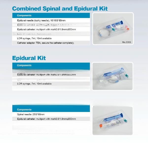 Quality Class I Disposable Anesthesia Epidural Kit for Injection Puncture for sale