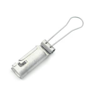 China Aluminum Fiber Drop Wire Clamp FTTH 1-2 Pair For Telecom Cable on sale