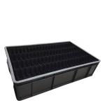 ESD OEM Anti Static Container Plastic Custom Pallet Circulation Black