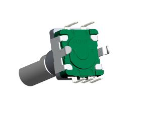 Buy cheap Self Return Digital Incremental Encoder With Push Switch 0.5mm Travel EC11122M-FB product