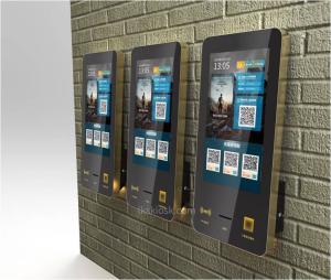 China 32 Inch Touch Screen Payment Kiosk Self Ordering Wall Mounted For Fast Service on sale