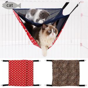 Buy cheap New Winter Warm Double-Layer Mesh Pet Hammock Bed Cat Cage Two-Layer Cat Swing Cat Hanging Bed product