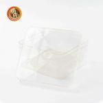 600ml 810ml Customize Packing Boxes Transparent Rectangular PET Food Box