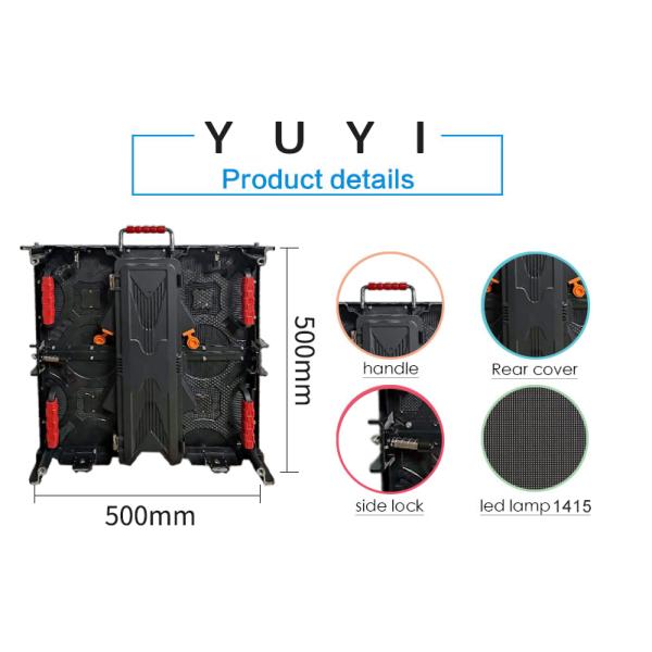 High Refresh High Resolution P2.6 P3.91 P4.81 LED Video Panel for Indoor Rental Module size 250*250mm Pixel Pitch 2.604mm
