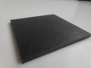 factory direct price 10mm thick black embossed virgin HDPE sheet  from China