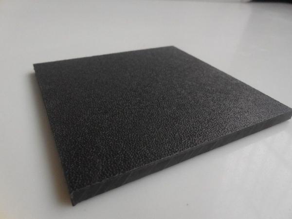 Quality factory direct price 10mm thick black embossed virgin HDPE sheet  from China for sale