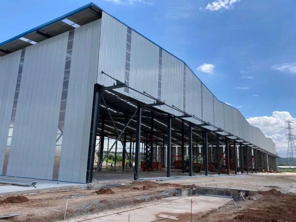 Quality Recyclable Economical H/I Section Q355B/Q235B Garage Steel Structural Frame for sale