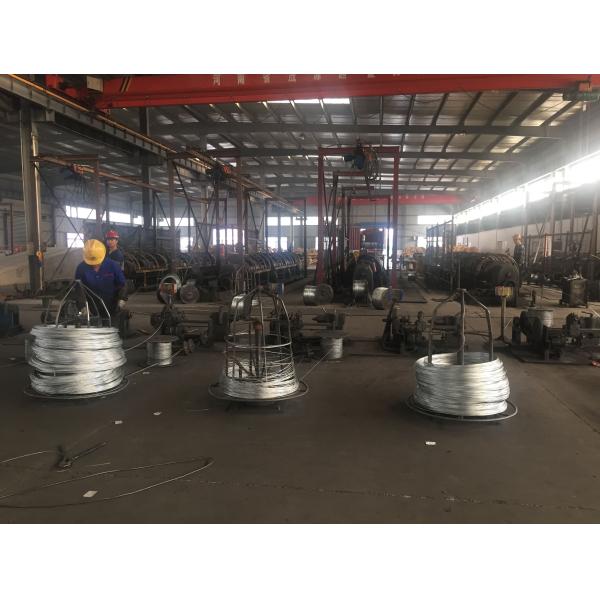 ASTM A 475 Galvanized Guy Wire / Steel Cable Wire With Excellent Anti Rust Performance