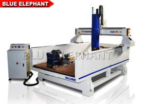 Buy cheap Double Separate Heads Four Axis Cnc Router Metal Carving Machine T - Slot Table product