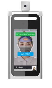 1920×1080 IP67 7 Face Recognition Temperature Monitor