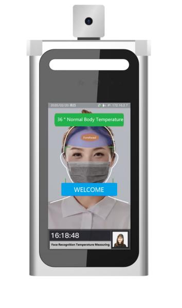 Quality 1920×1080 IP67 7" Face Recognition Temperature Monitor for sale