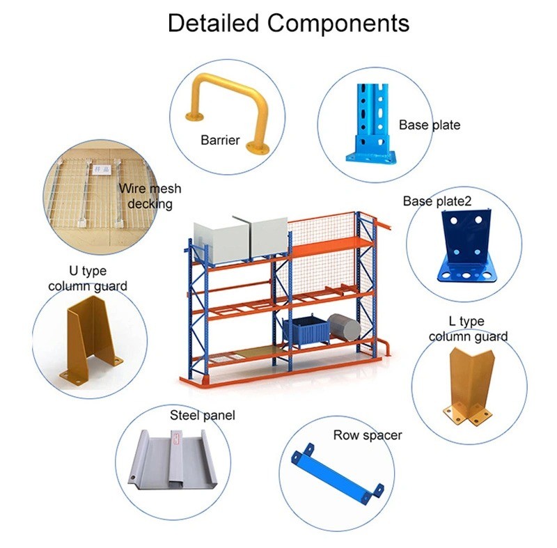 DI-AO Pallet Racking For Industrial Storage Rack For Pallets Flow Racks Shelf Heavy Duty Warehouse Racking For Pallets