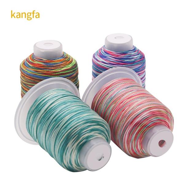High Temperature Resistant 100G Weight 15ply Rainbow Weaving Crafts Polyester
